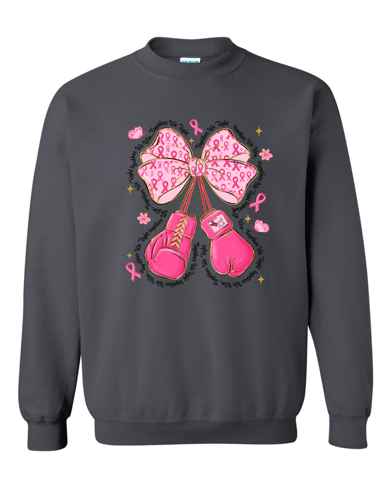 Brat Pack Fundraiser Crewneck Sweatshirt - Charcoal