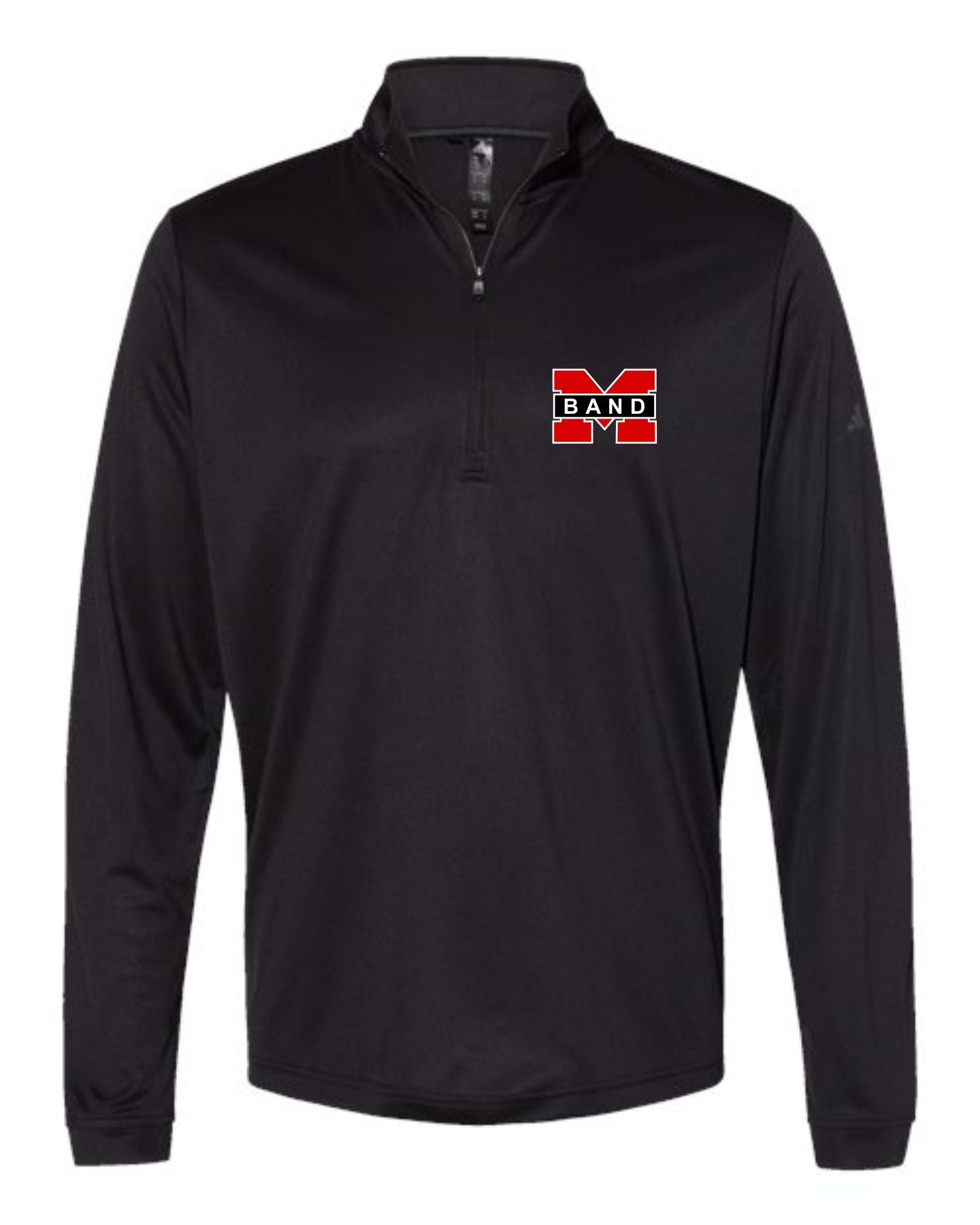 M Band Adidas Quarter Zip - Black