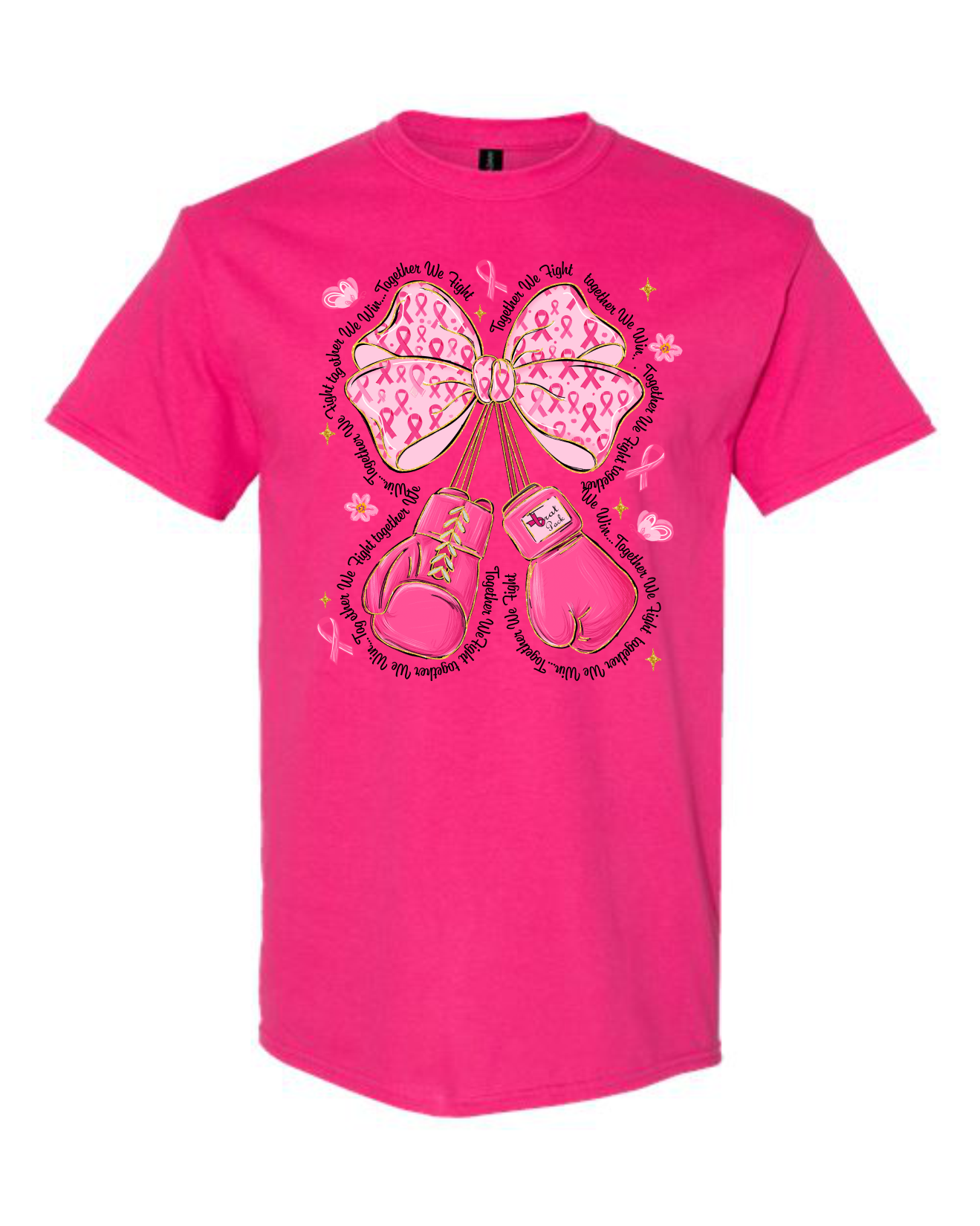 Brat Pack Fundraiser Short Sleeve Tee - Neon Pink