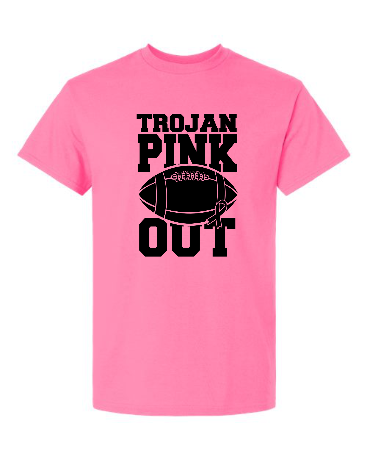 Trojan Pink Out Cotton Tee