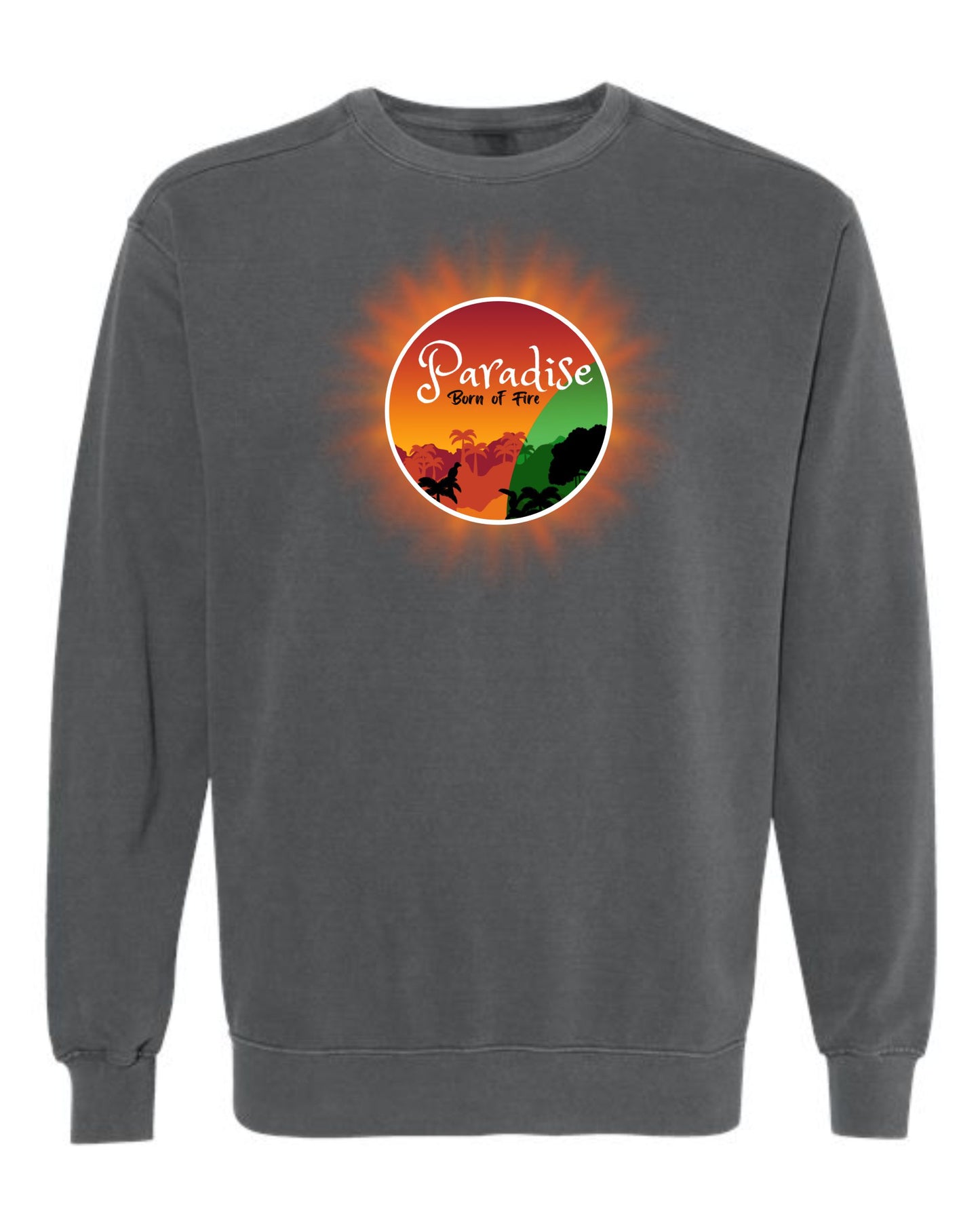 MSHS Band Paradise Born Of Fire Comfort Color Crewneck