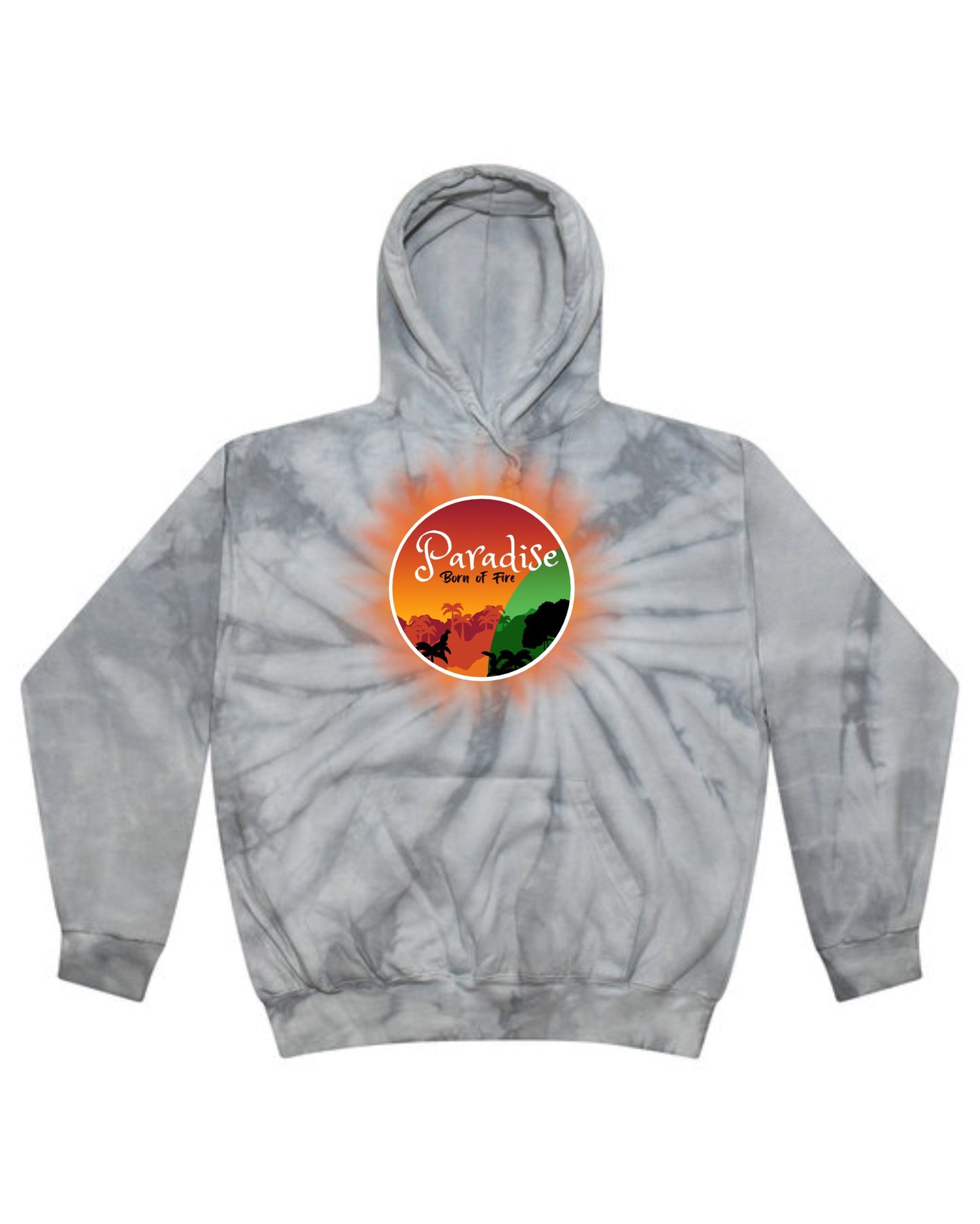 MSHS Band Paradise Born Of Fire Tie Dye Hoodie