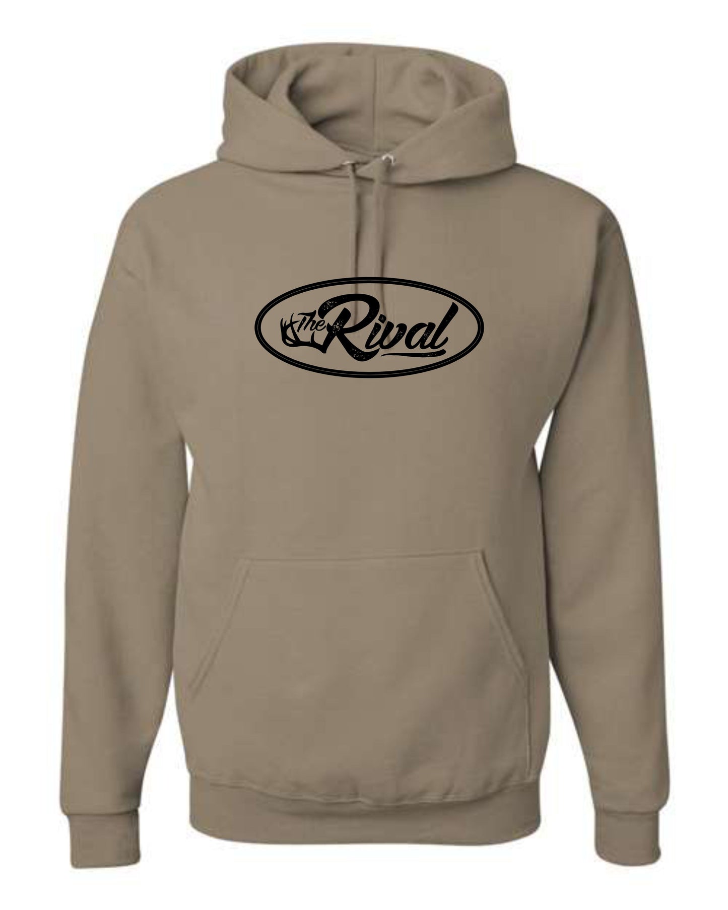 Rival Logo Hooded Sweatshirt - Khaki