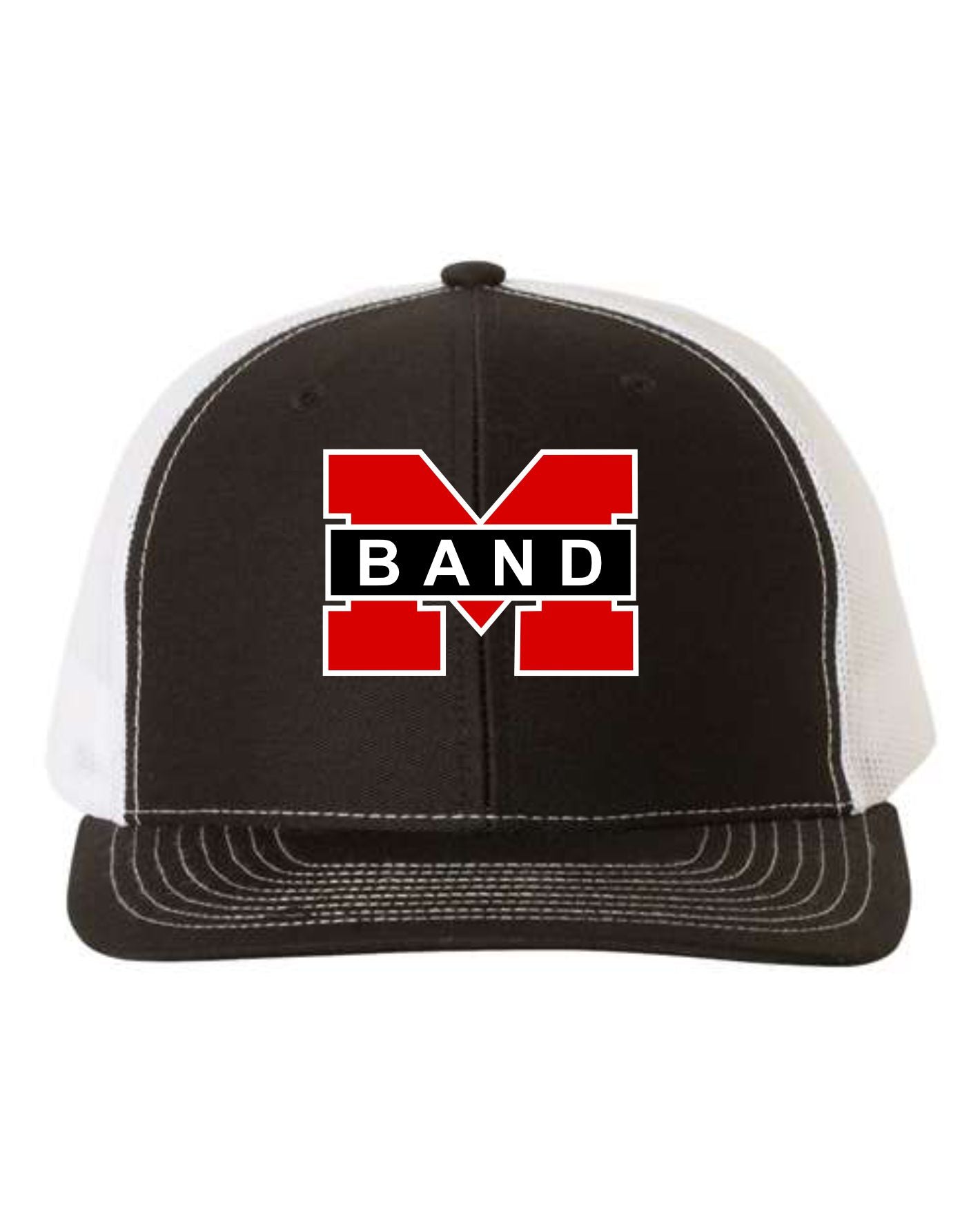 M Band Hat - Black - Embroidered