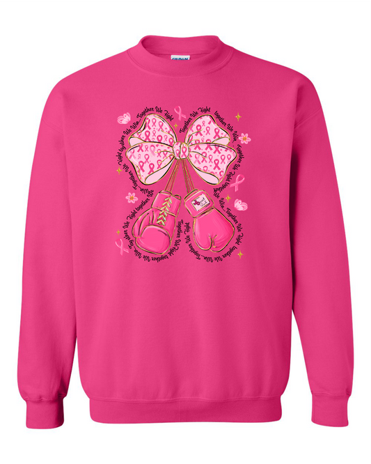 Brat Pack Fundraiser Crewneck Sweatshirt - Neon Pink