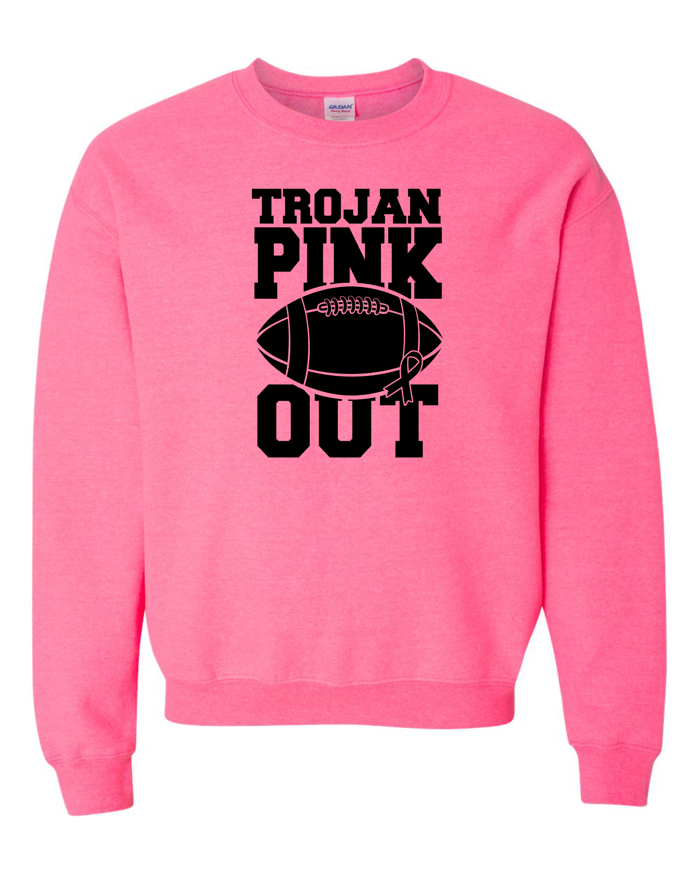 Trojan Pink Out Crewneck Sweatshirt