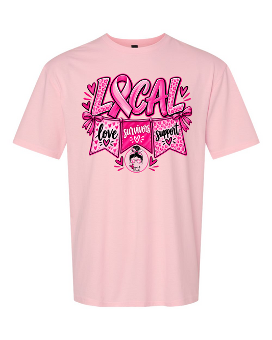 Brat Pack Short Sleeve Pink Tee