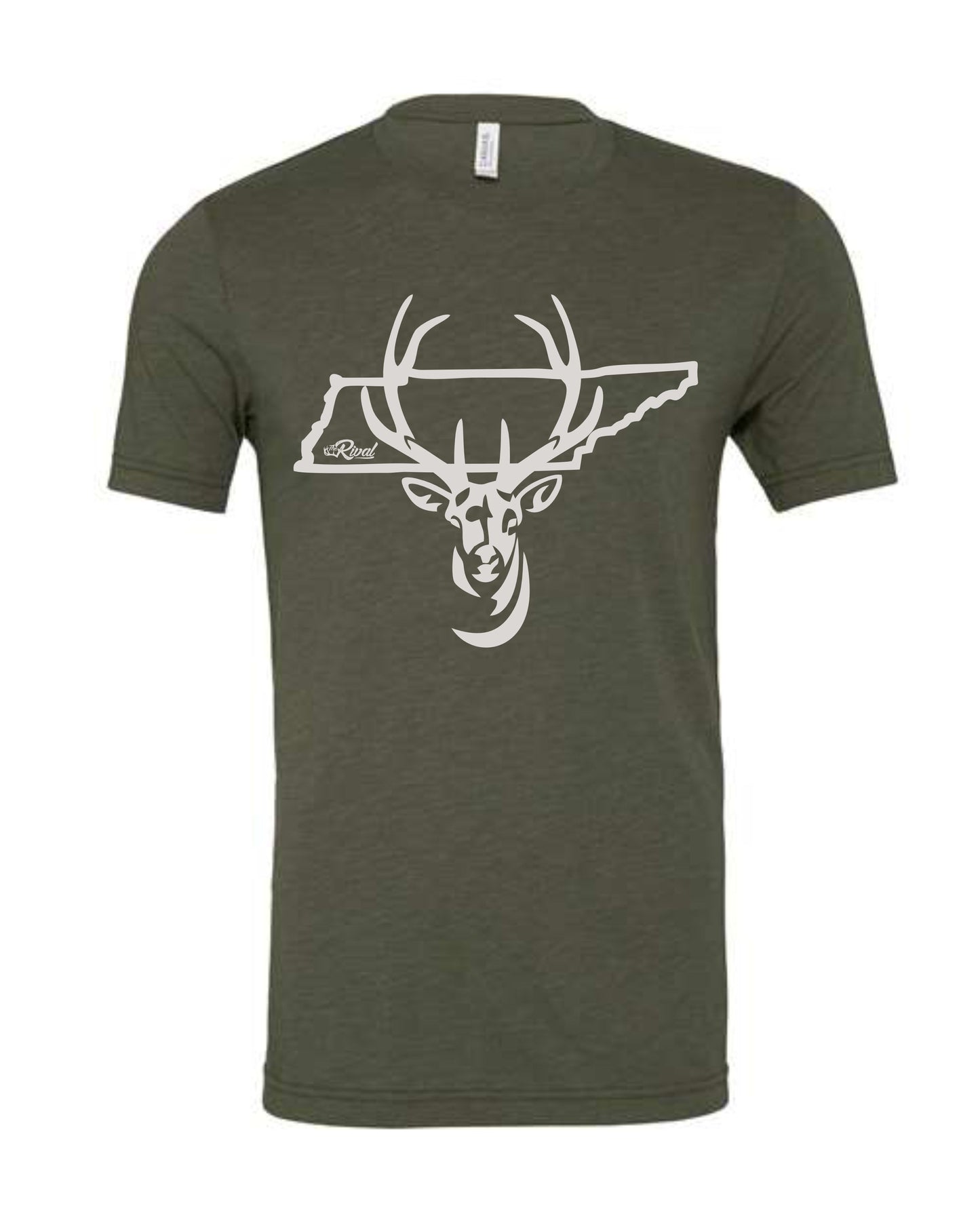 Tennessee Deer Hunter T-Shirt- Military Green