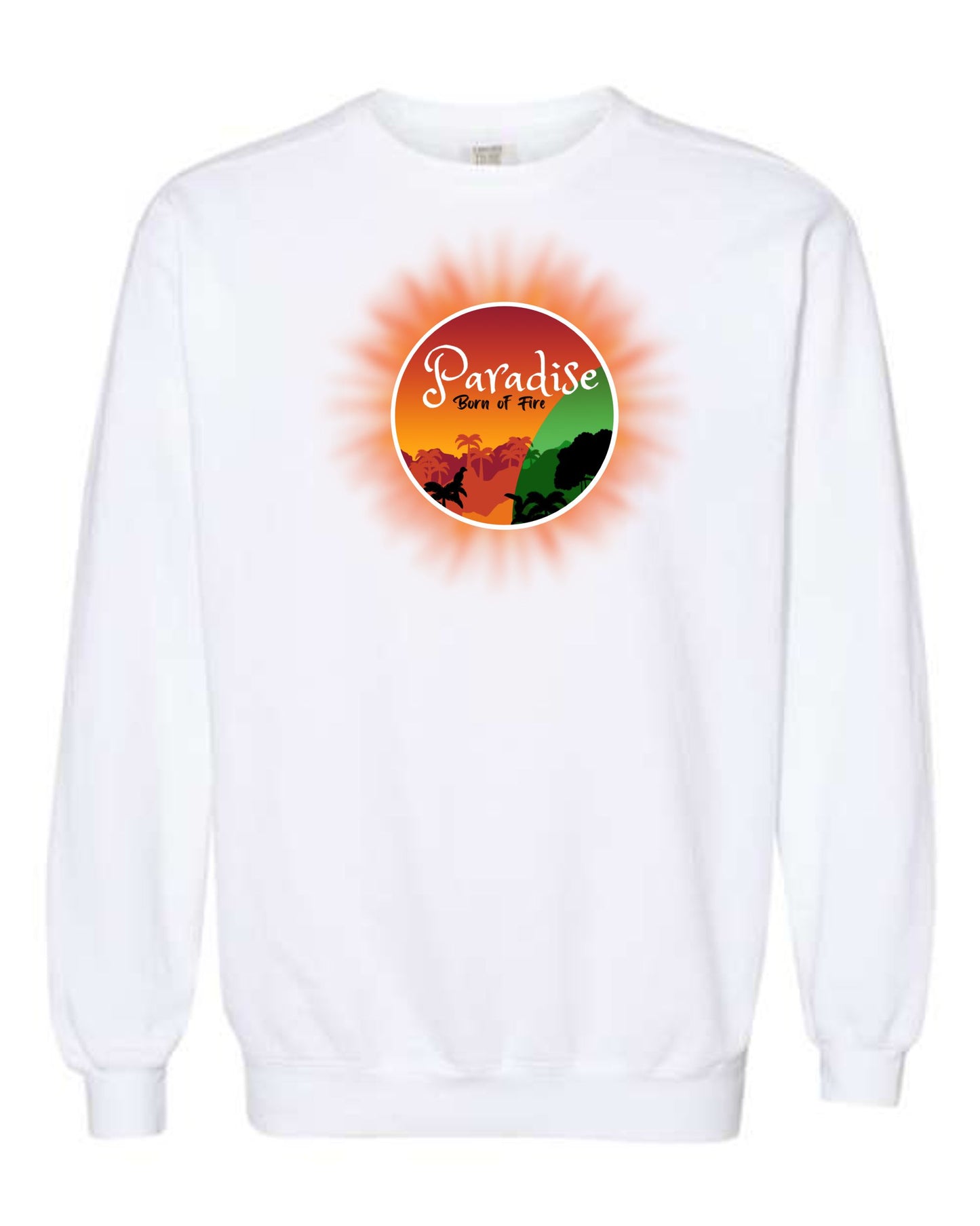 MSHS Band Paradise Born Of Fire Comfort Color Crewneck